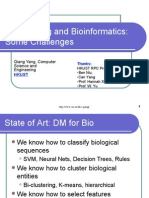 Data Minng and Bioinformatics