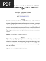 Download Pengembangan Desain Produk Papan Tulis Dengan Metode Quality Function Deployment by Extreamely Kindherted SN362085977 doc pdf