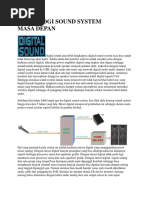 Teknologi Sound System Masa