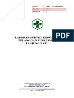 Laporan Survey Indeks Kepuasan Pelanggan Di Puskesmas