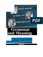Grammar and Meaning 