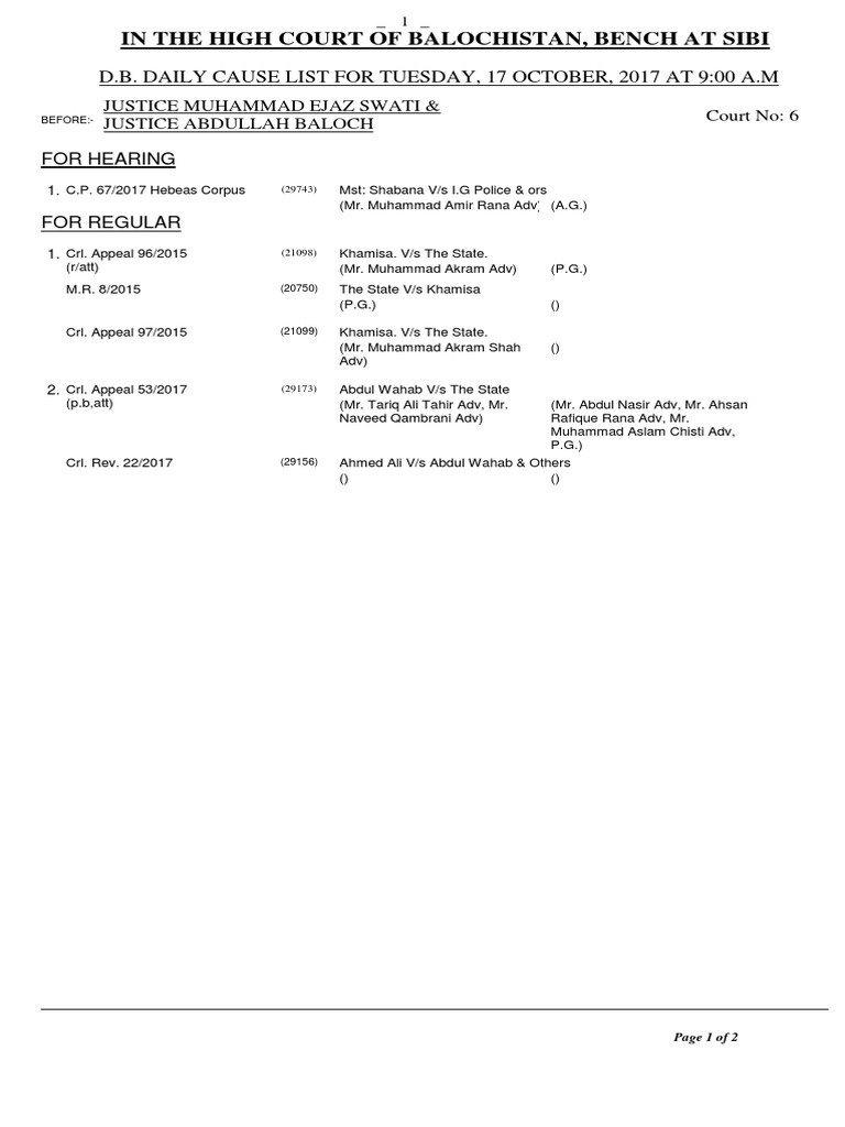 Division Bench Additional 3 PDF Politics Of Pakistan Pakistan