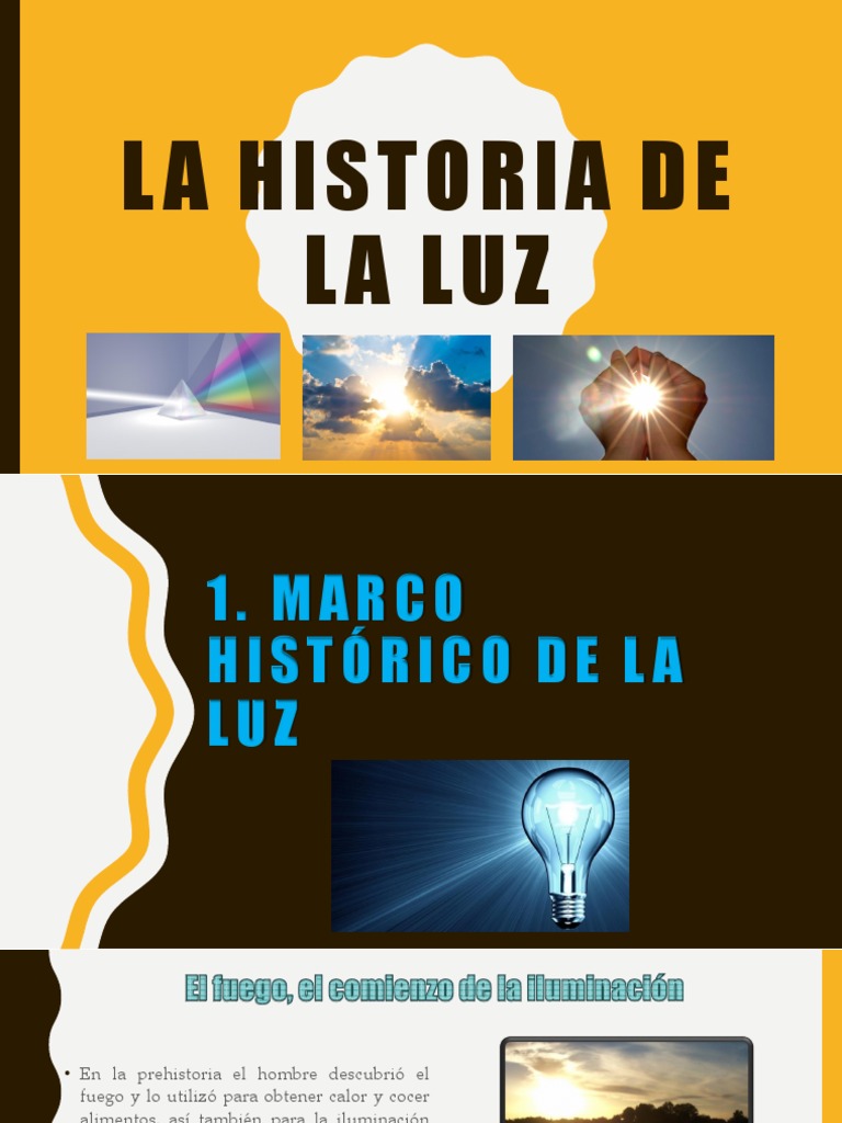Evolución de la iluminación a lo largo de la historia | PDF ...