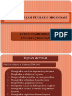 Perilaku Organisasi (Motivasi)