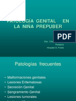 Patologia Genital en La Nina Prepuber