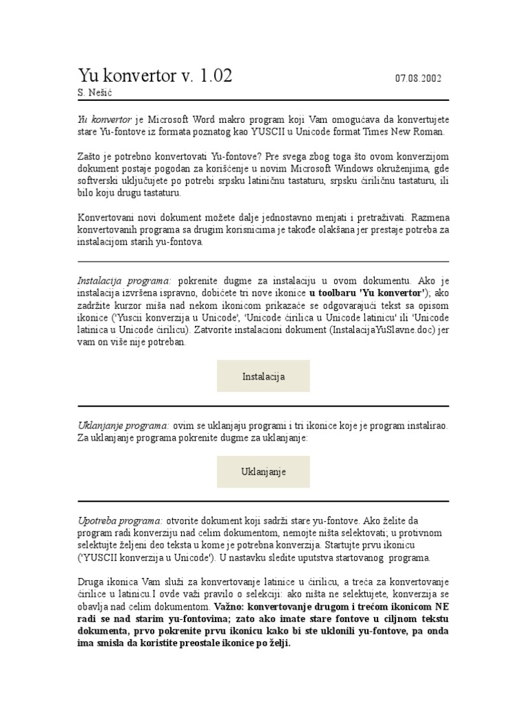 konvertovanje cirilice u latinicu