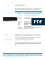 HP EliteDesk 800 G3 SFF SSD PDF