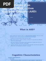 characteristics of an individual with asd