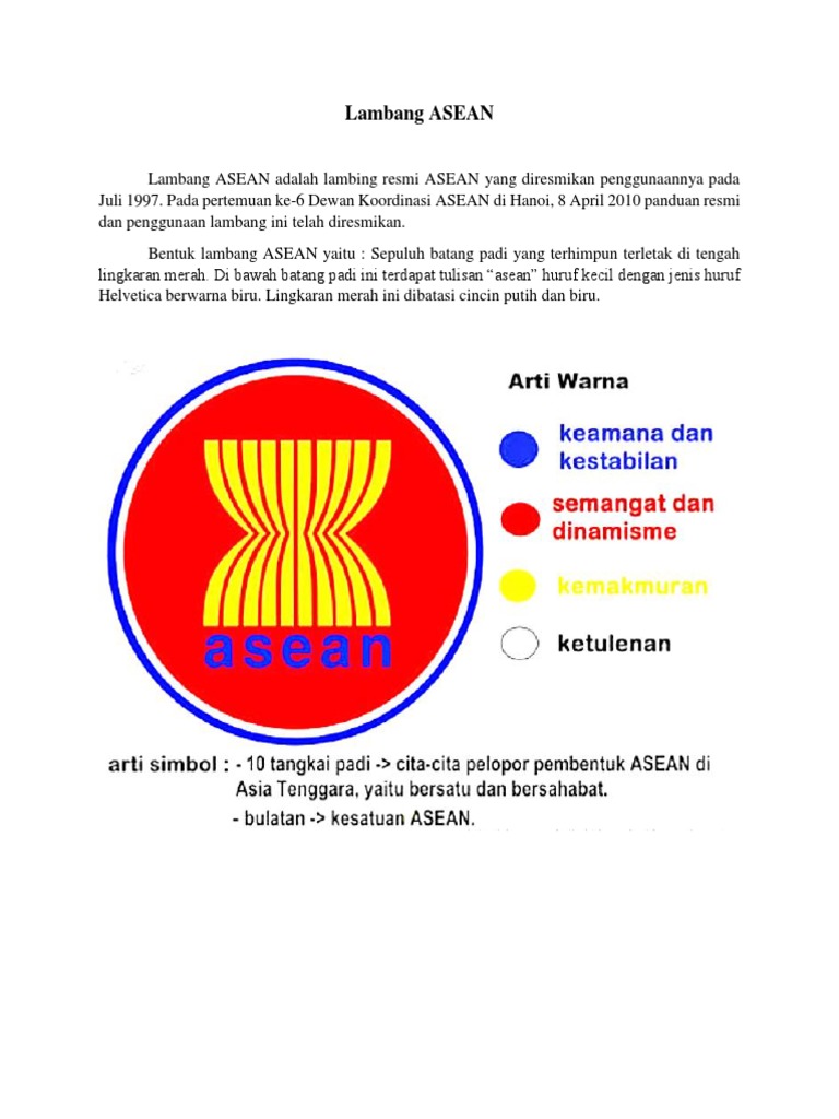 Gambar Lambang Dan Arti asean Terpercaya