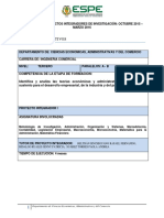 Proyecto Integrador I Comercial PDF