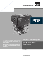 Operator'S Manual Diesel Engine: 1B20 - 1B27 - 1B30 - 1B40 - 1B50