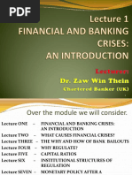 Lecture 1 Financial and Banking Crises an Introduction 2017