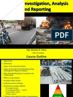 Accident Investigation, Analysis and Reporting Course Outline