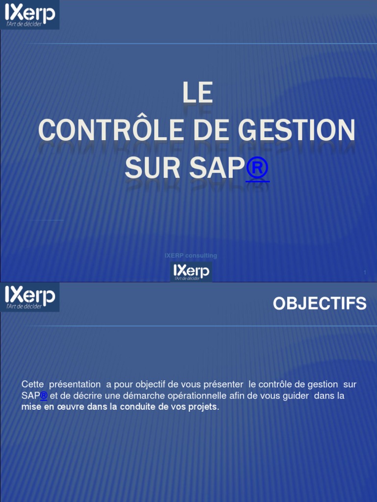 CO Sur SAP | PDF | Comptabilité analytique | Comptabilité