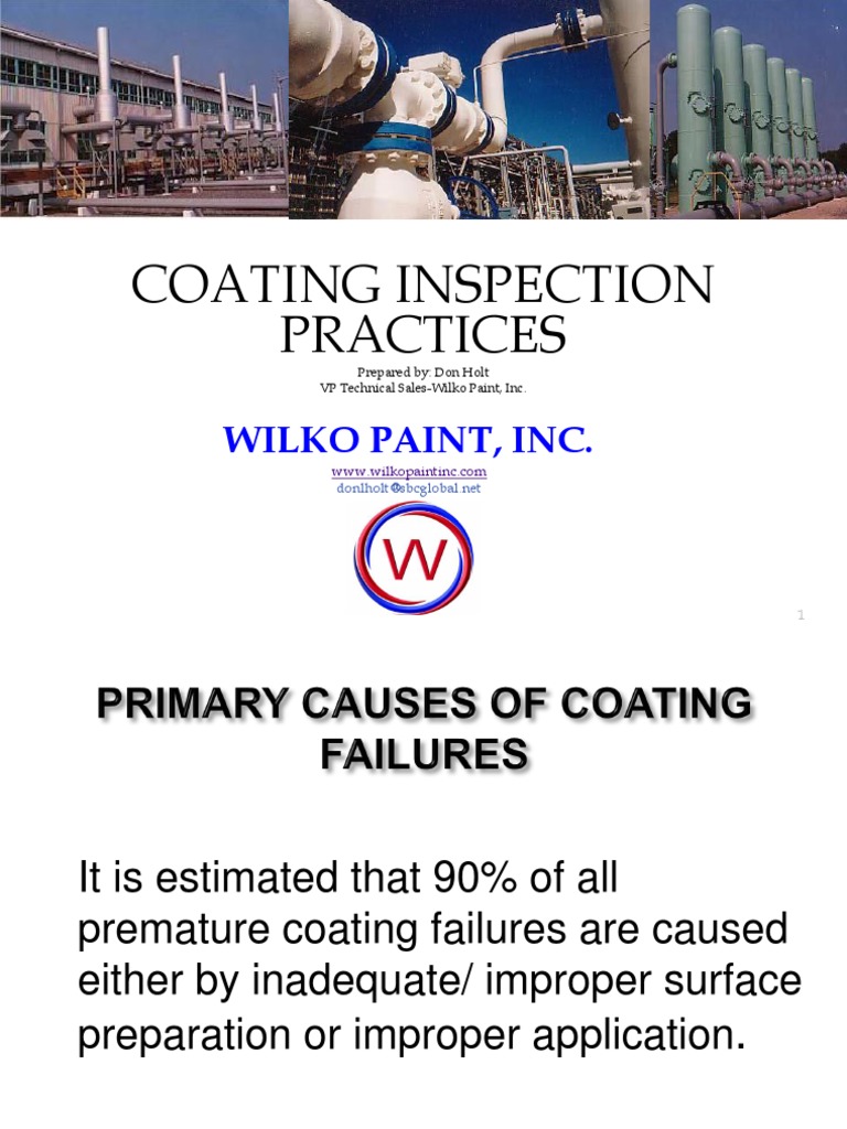 Coating Inspection Practices Wilko Paint, Inc Download Free PDF