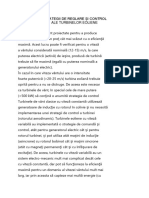 Strategii de Reglare Si Control Ale Turbinelor Eoliene