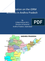 Presentation On The iDRM Activities in Andhra Pradesh