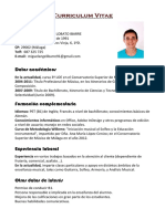 Currículum Vitae 2014 - EscuelasDeMúsica