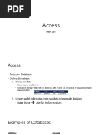 Access: Busn 216