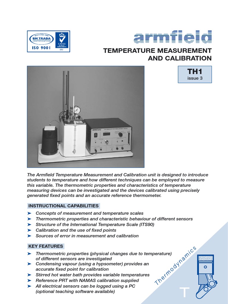 TH1 Temperature Measurement and Calibration Issue 3 PDF