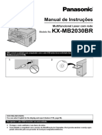 Manual de Instruções Panasonic KX-MB2030BRW
