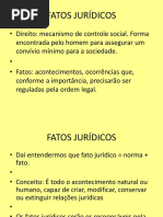 Aula 7 Direito Civil Fatos Jur Dicos