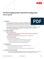 2VAA007641 B en Procontrol P13 IO Card Replacement Quick Guide