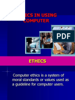 Ethics in Using Computer