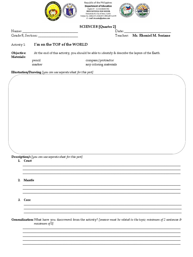 Activity 1 | PDF | Home & Garden