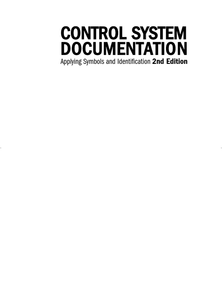 Control System Documentation | Control and Instrumentation ...