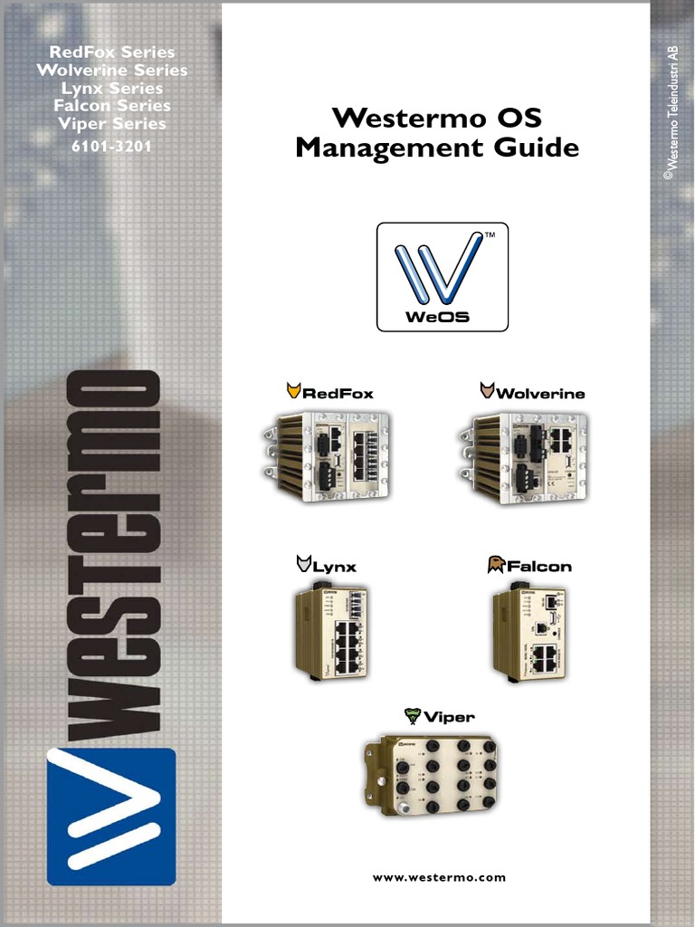 Westermo MG 6101-3201 Weos | PDF | Ip Address | Network Switch