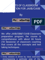 Classroom Preparation For JAIIB and CAIIB Exams