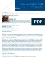 Case Information Sheet: The Prosecutor v. Bosco Ntaganda