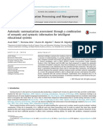 Automatic Summarization Assessment Through A Combination of Semantic and Syntactic Information For Intelligent Educational Systems