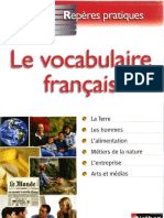 Repères Pratiques. Le Vocabulaire Français.
