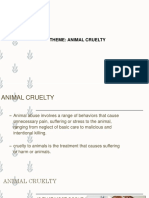 Theme: Animal Cruelty