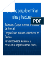 Criterios para Determinar Fallas y Fracturas