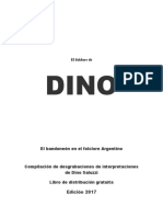 Libro de Degrabaciones Del Folclore de Dino Saluzzi Edición 2017