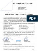 1MRG022271 en IEC 61850 Ed2 Level A Conformance Certificate 650 670 Series v.2.1