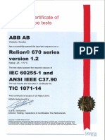 TIC1071-14FirstSide a en KEMA Type Test Certificate of Environmental Performance 670-Series Ver. 1.2