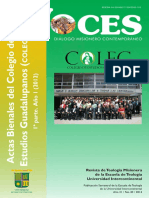 Actas Bienales del Colegio de Estudios Guadalupanos (COLEG) 1a parte