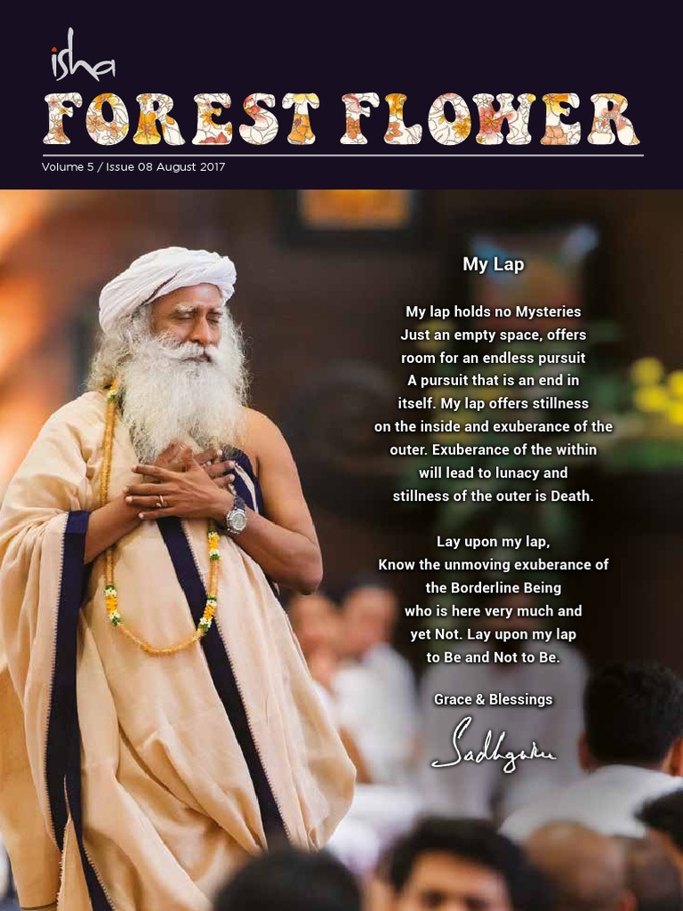 Isha Forest Flower Aug 2017 PDF Religion And Belief Science