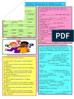 Past Simple Mixed Regular Irregular Verbs