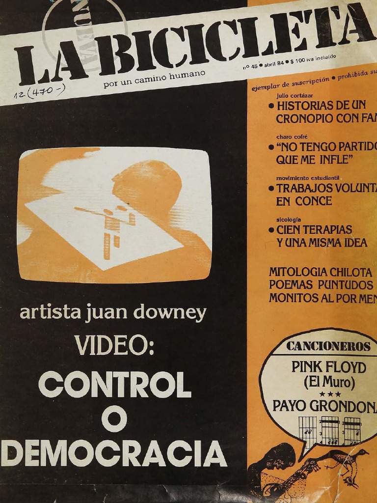 Juan Downey PDF Science Chile