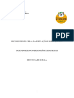 Indicadores Socio-Demograficos Distritais 2007 Provincia de Sofala