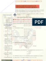 RESOLUCIÓN DE UN SISTEMA DE ECUACIONES VARIABLES