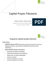 Cálculo del capital propio tributario al cambiar de régimen tributario