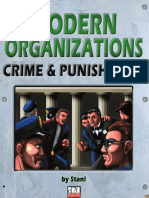 Modern d20 The Game Mechanics Modern Organizations Crime & Punishment