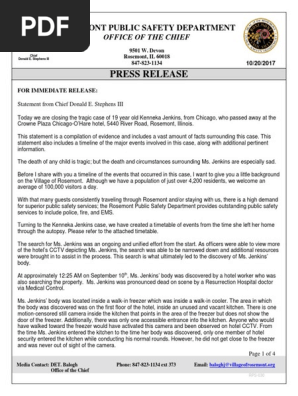 10 20 17 Rsmt Death Investigation Case Closed Crime Scene Closed Circuit Television