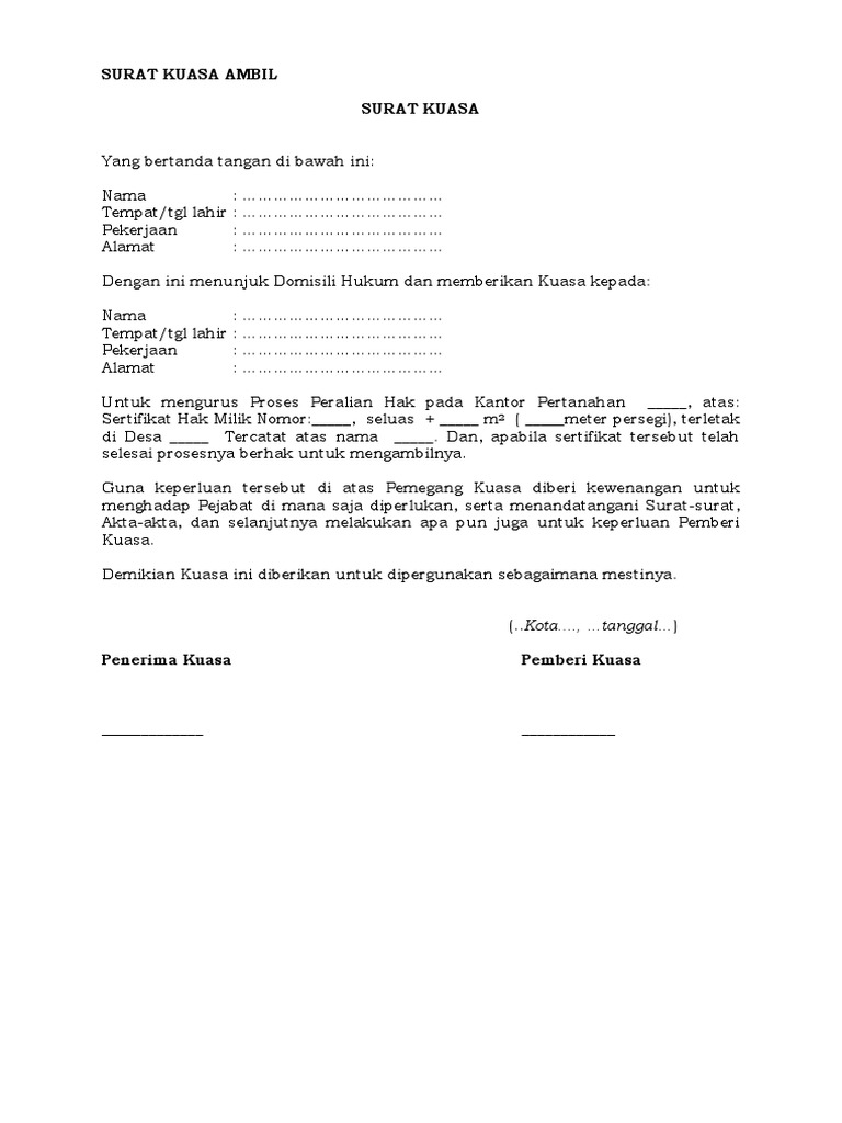 Contoh Surat Kuasa Bermaterai Word - 10 Contoh Surat Kuasa Untuk Berbagai Keperluan File Doc / Pahami persyaratan membuat surat kuasa berdasarkan contoh surat kuasa di bawah ini.